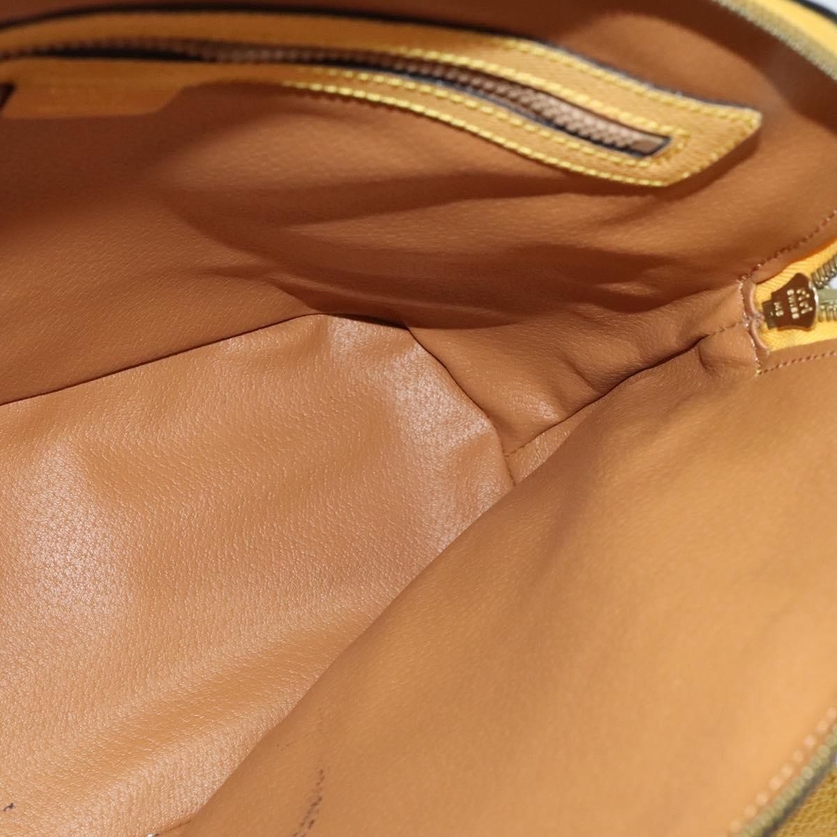 Celine Handbag Leather Yellow Leather Handbag