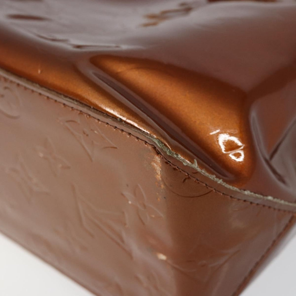 Louis Vuitton Reade Handbag Monogram Vernis Brown Patent_Leather Handbag