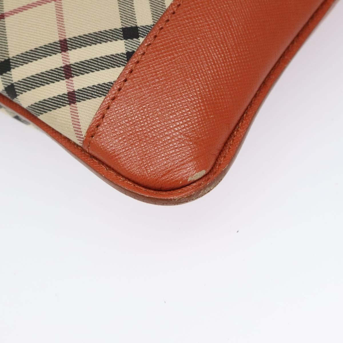 Burberry Nova Check Shoulder Bag Canvas And Leather Beige Canvas Shoulder Bag