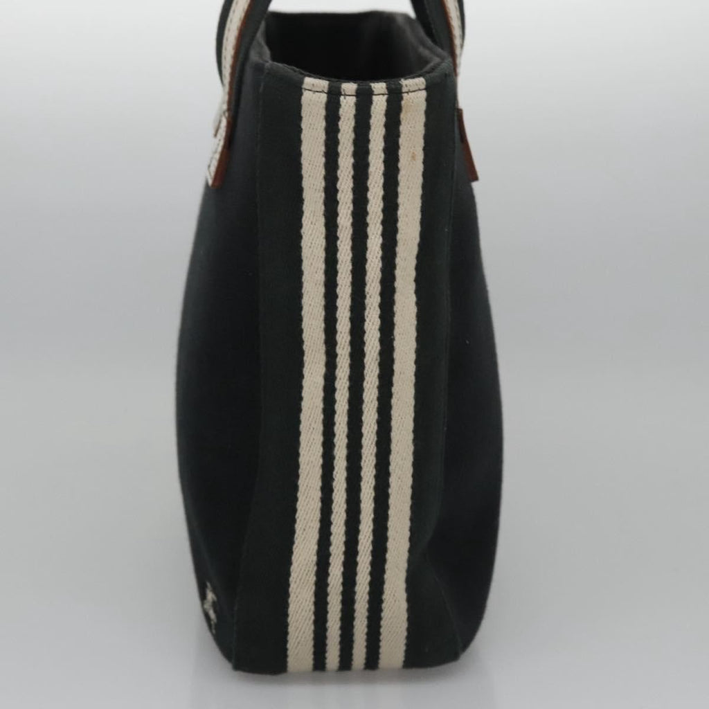 Burberry Blue Label Tote Bag Canvas Black Canvas Tote Bag