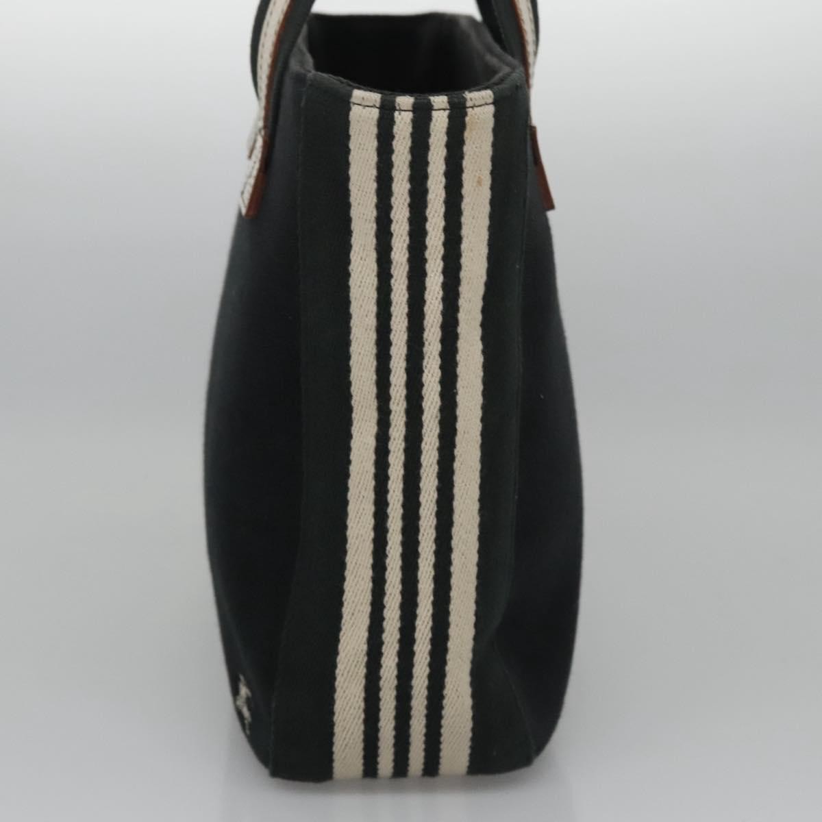 Burberry Blue Label Tote Bag Canvas Black Canvas Tote Bag