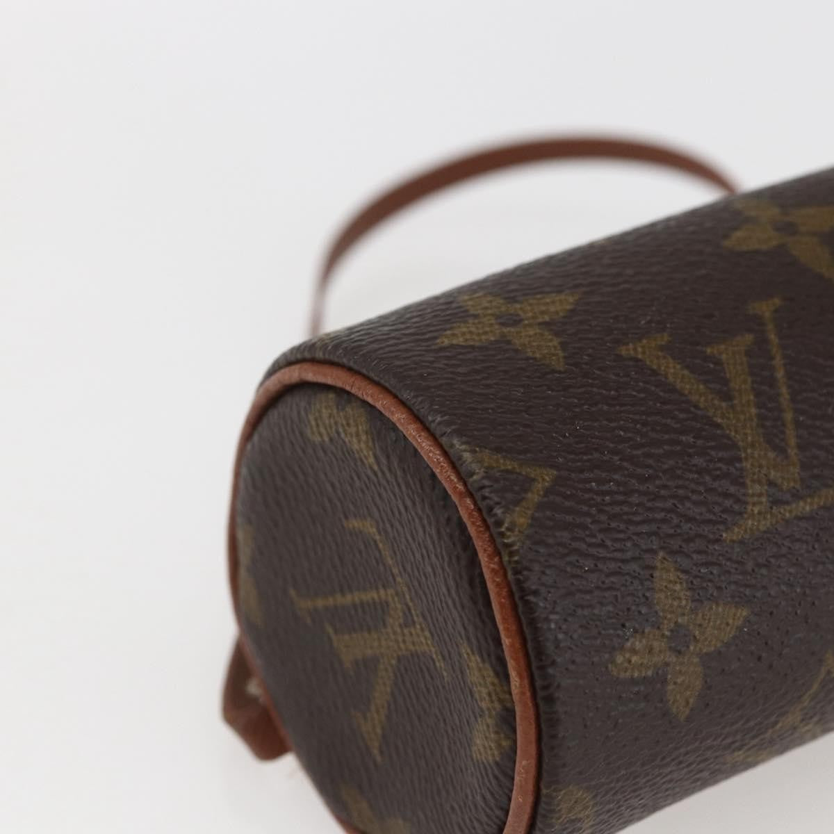 Louis Vuitton Papillon Pochette Monogram Canvas Brown Canvas Clutche & Pouche Bag