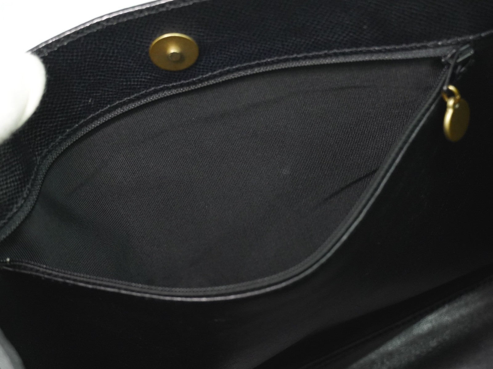 Chanel Vintage Logo Tote Leather Black Leather Tote Bag Bag