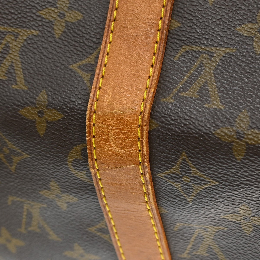 Louis Vuitton Keepall Bag Monogram Canvas Brown Canvas Travel Bag