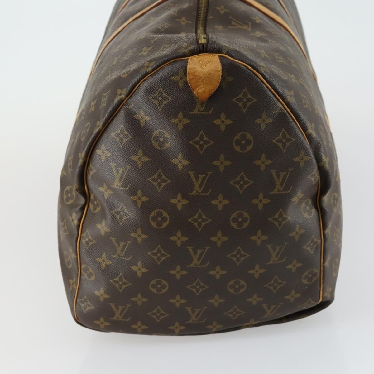 Louis Vuitton Keepall Bag Monogram Canvas Brown Canvas Travel Bag