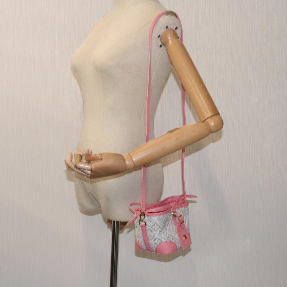 Louis Vuitton Noe Purse Limited Edition Since 1854 Monogram Jacquard Pink Canvas Shoulder Bag