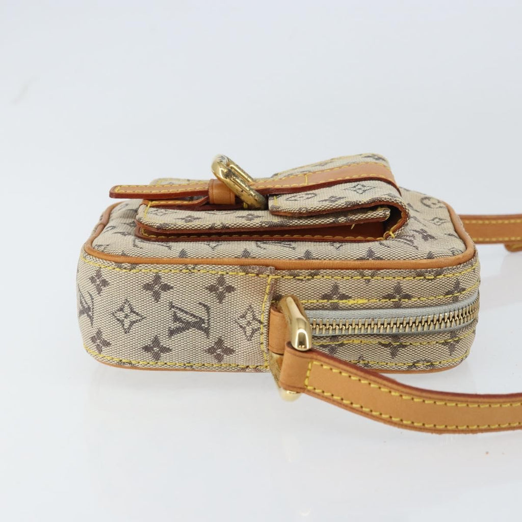 Louis Vuitton Juliette Crossbody Bag Mini Lin Blue Canvas Shoulder Bag