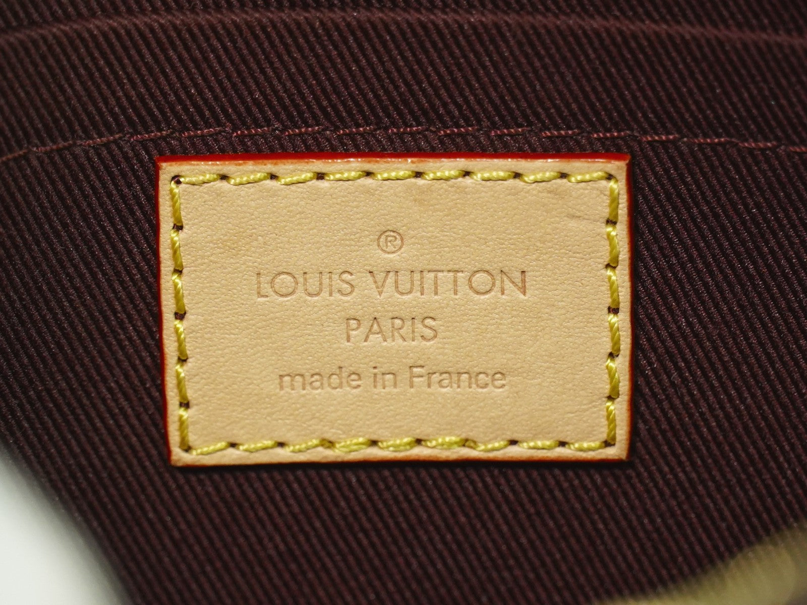 Louis Vuitton Croissant Handbag Monogram Canvas Brown Canvas Shoulder Bag