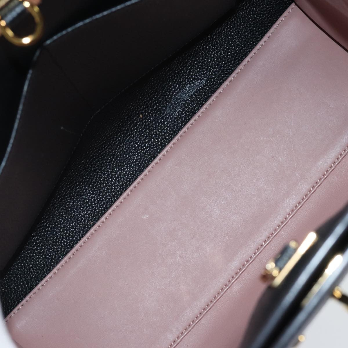 Louis Vuitton City Steamer Handbag Leather Black Leather Handbag