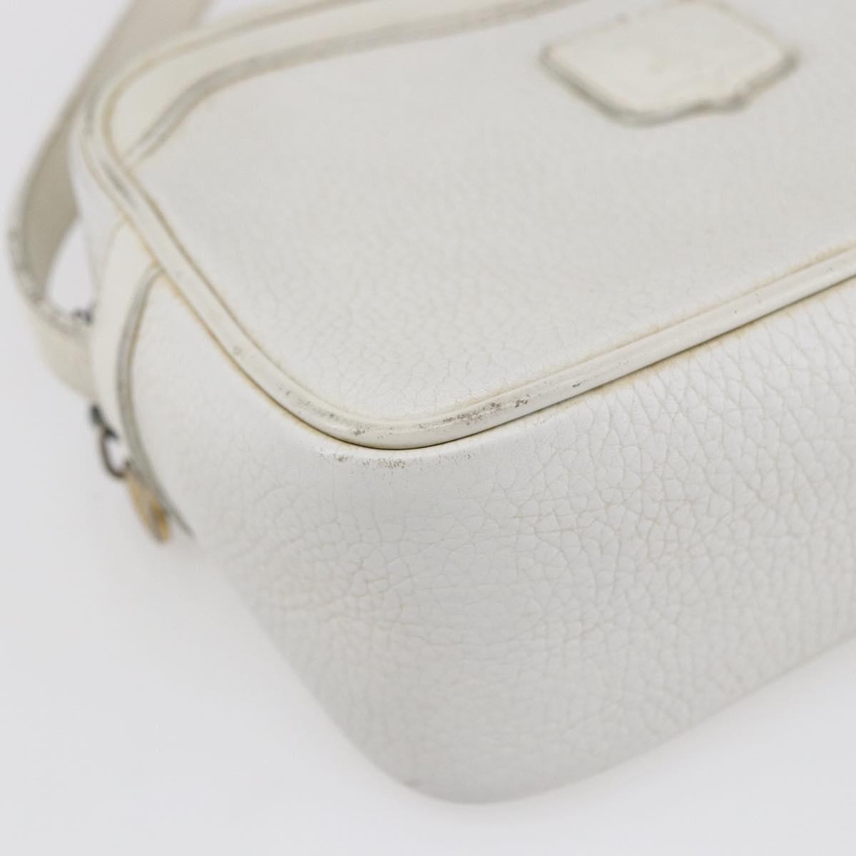 Celine Vintage Shoulder Bag Leather White Leather Shoulder Bag Bag