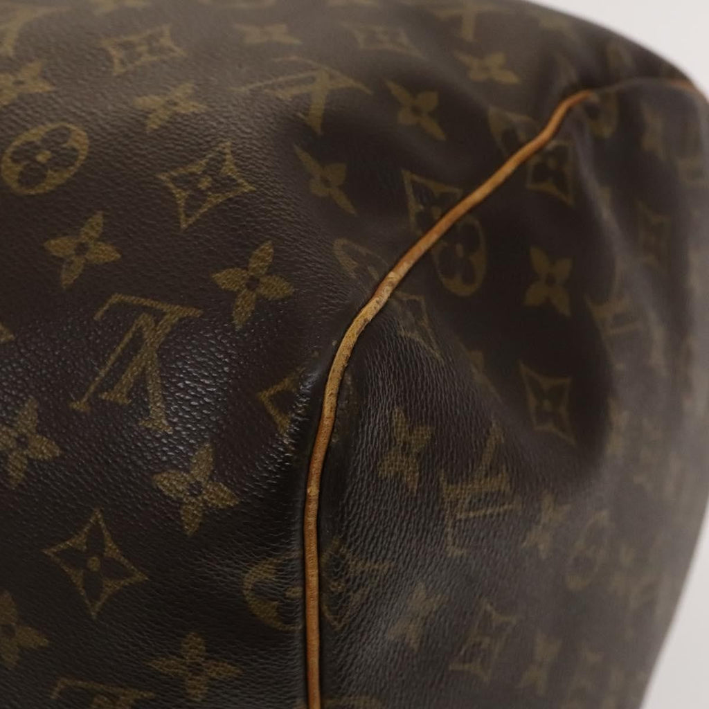 Louis Vuitton Keepall Bag Monogram Canvas Brown Canvas Travel Bag