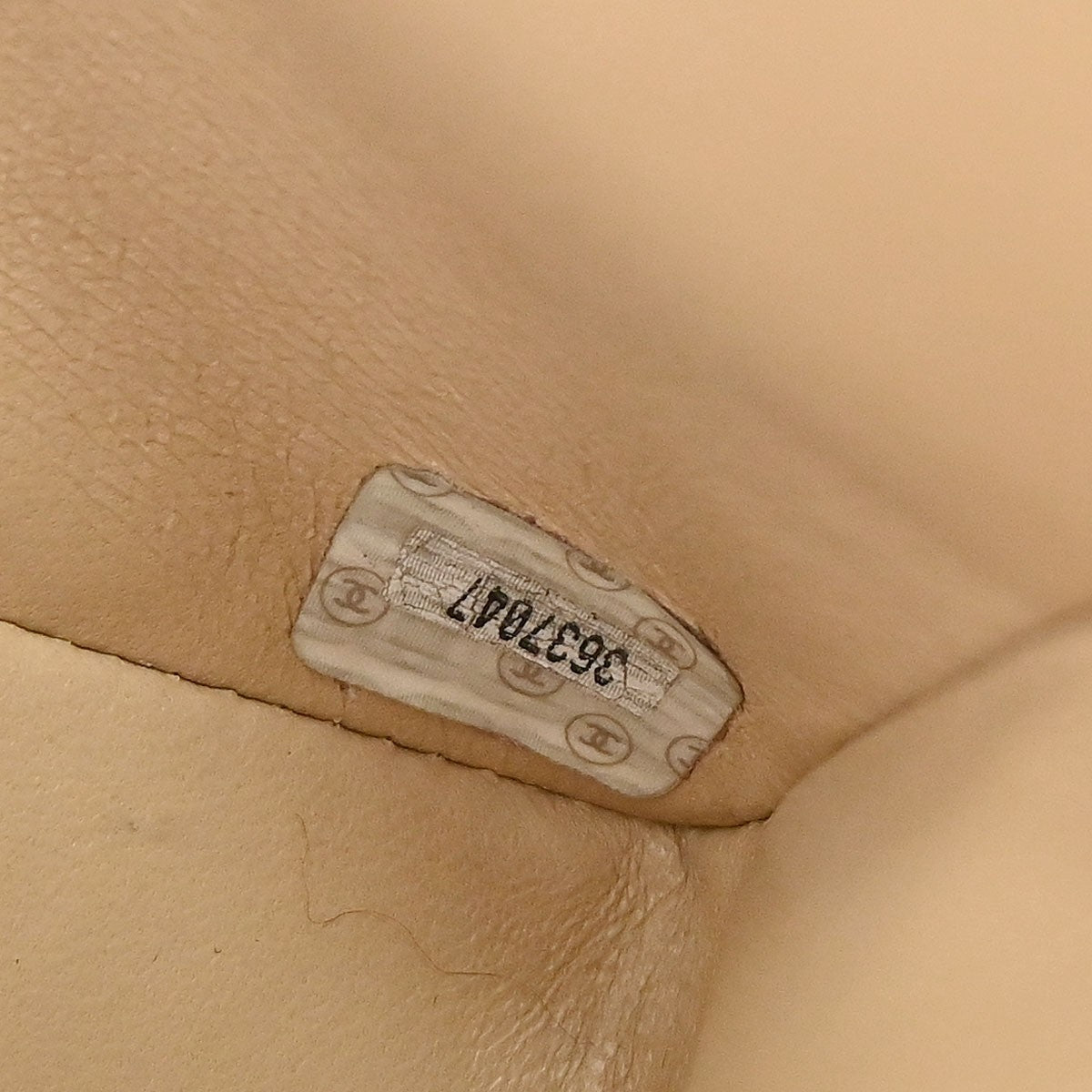Chanel Vintage Classic Double Flap Bag Quilted Lambskin Beige Leather Shoulder Bag Bag