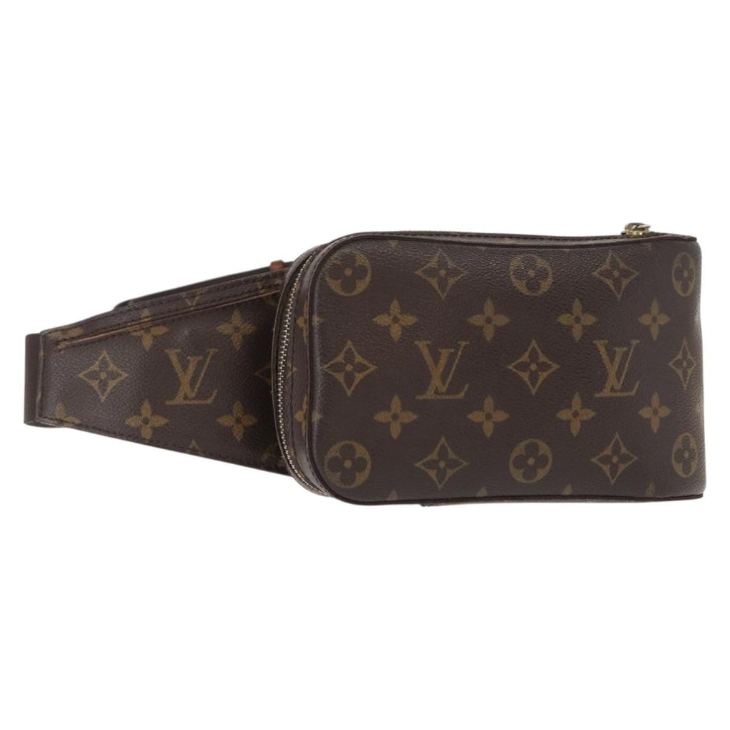 Louis Vuitton Geronimos Waist Bag Monogram Canvas Brown Canvas Shoulder Bag
