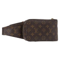 Louis Vuitton Geronimos Waist Bag Monogram Canvas Brown Canvas Shoulder Bag