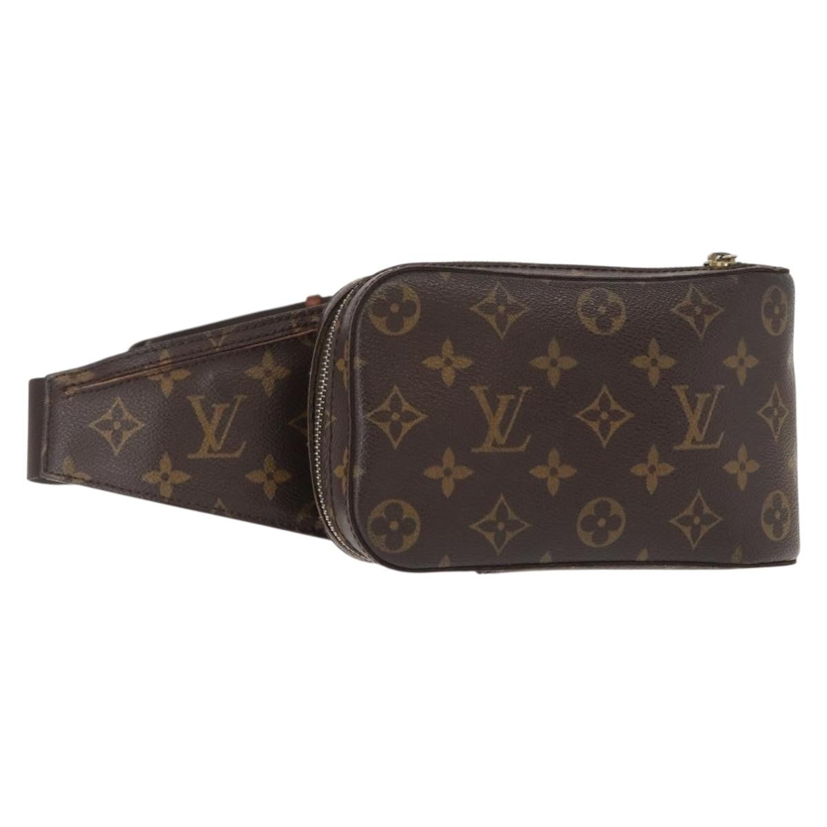 Louis Vuitton Geronimos Waist Bag Monogram Canvas Brown Canvas Shoulder Bag