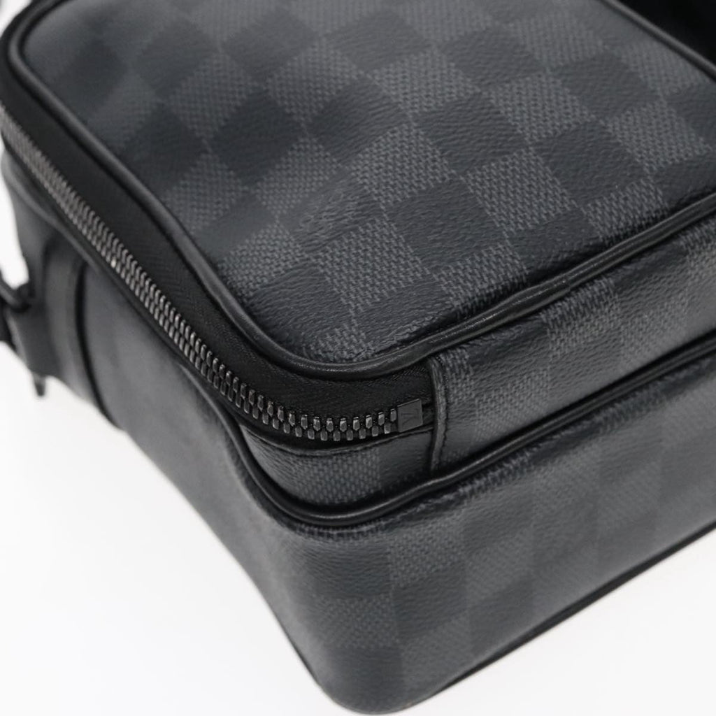 Louis Vuitton Utility Business Bag Damier Graphite Gray Canvas Shoulder Bag