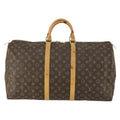 Louis Vuitton Keepall Bag Monogram Canvas Brown Canvas Travel Bag