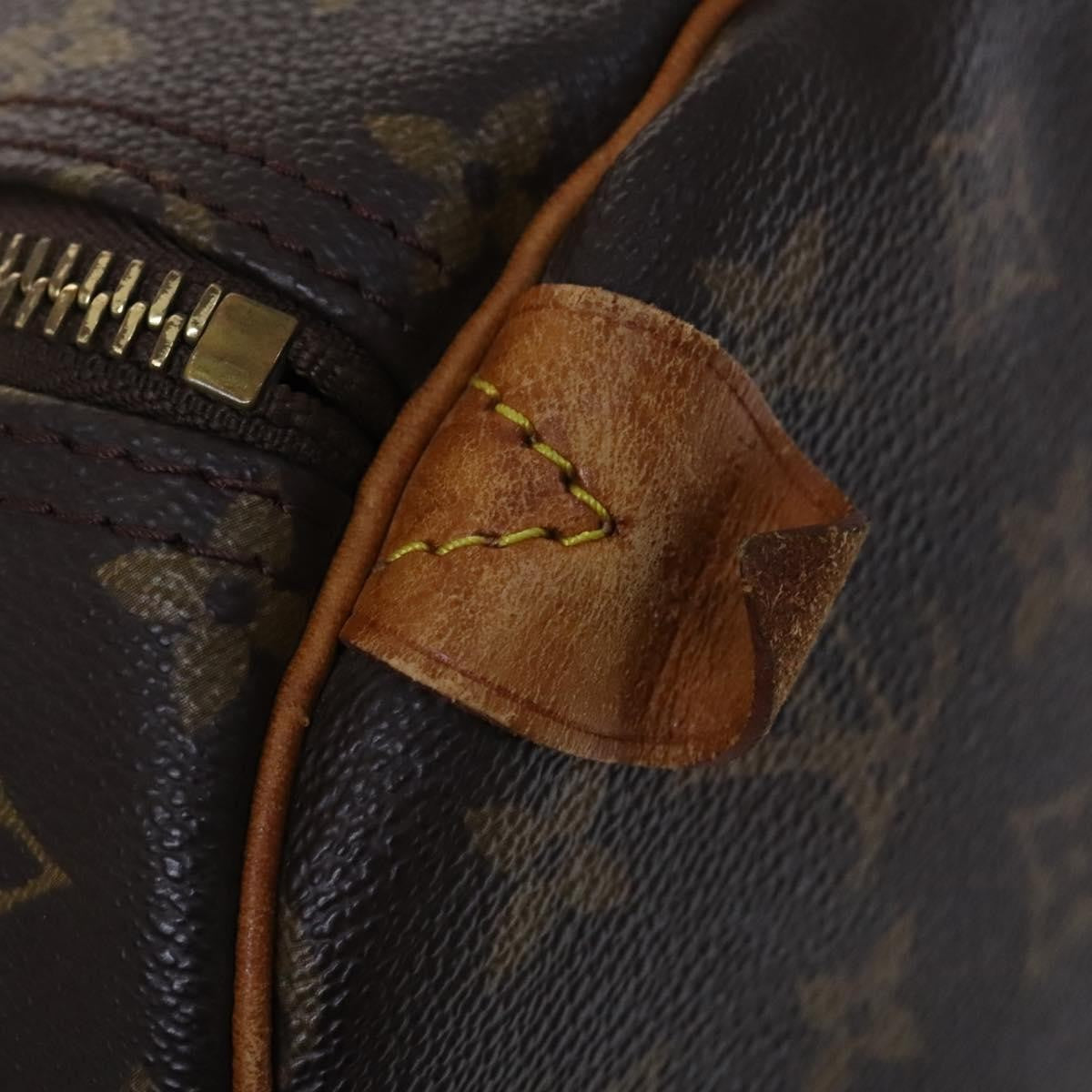 Louis Vuitton Keepall Bag Monogram Canvas Brown Canvas Travel Bag