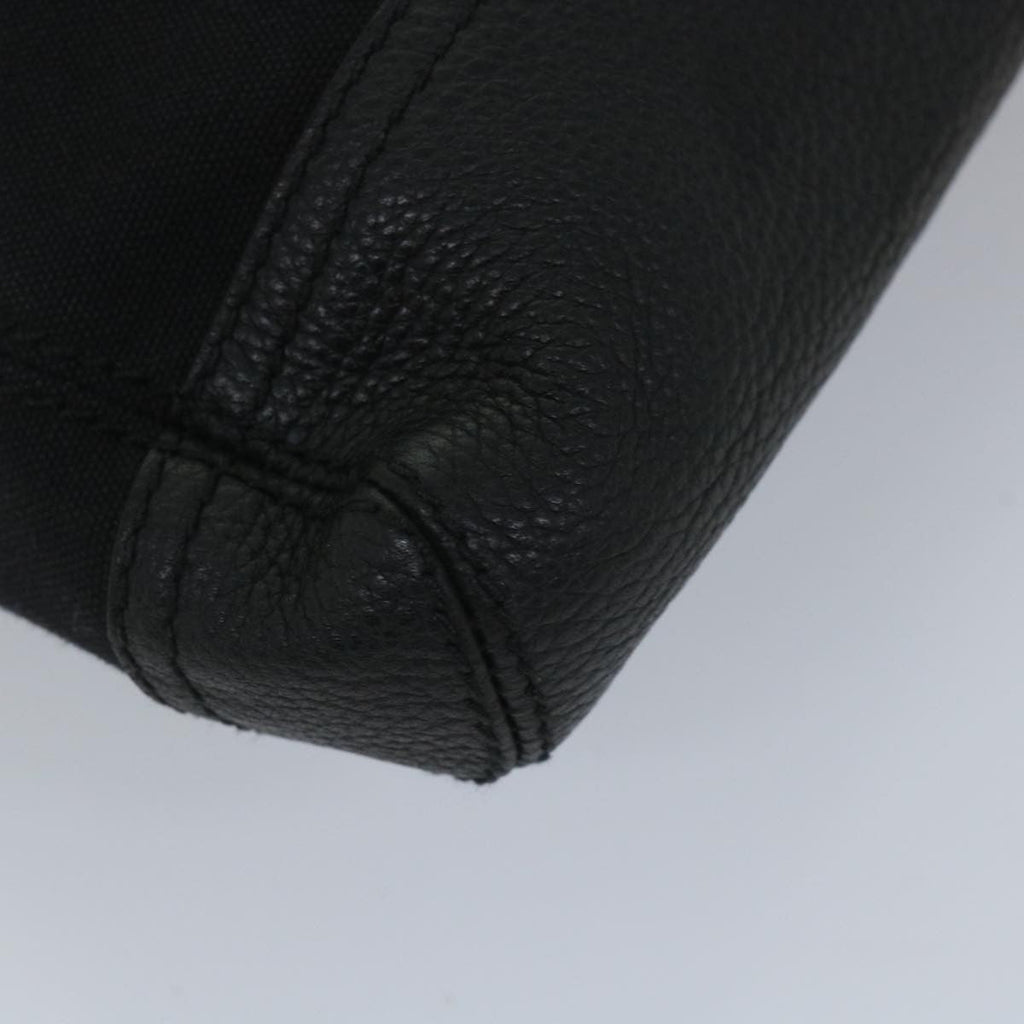 Balenciaga Vintage Pouch Leather Black Canvas Clutche & Pouche