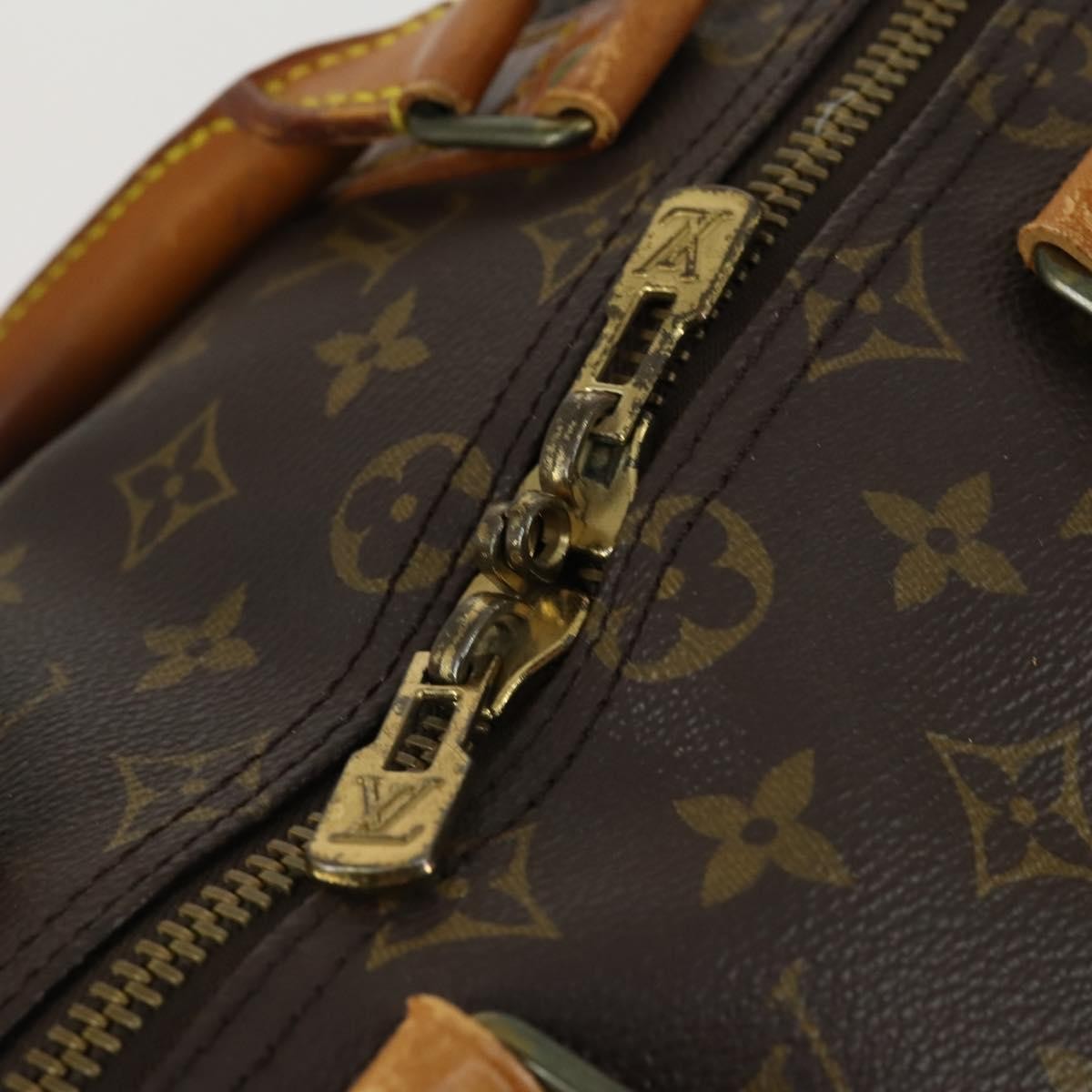 Louis Vuitton Keepall Bag Monogram Canvas Brown Canvas Travel Bag