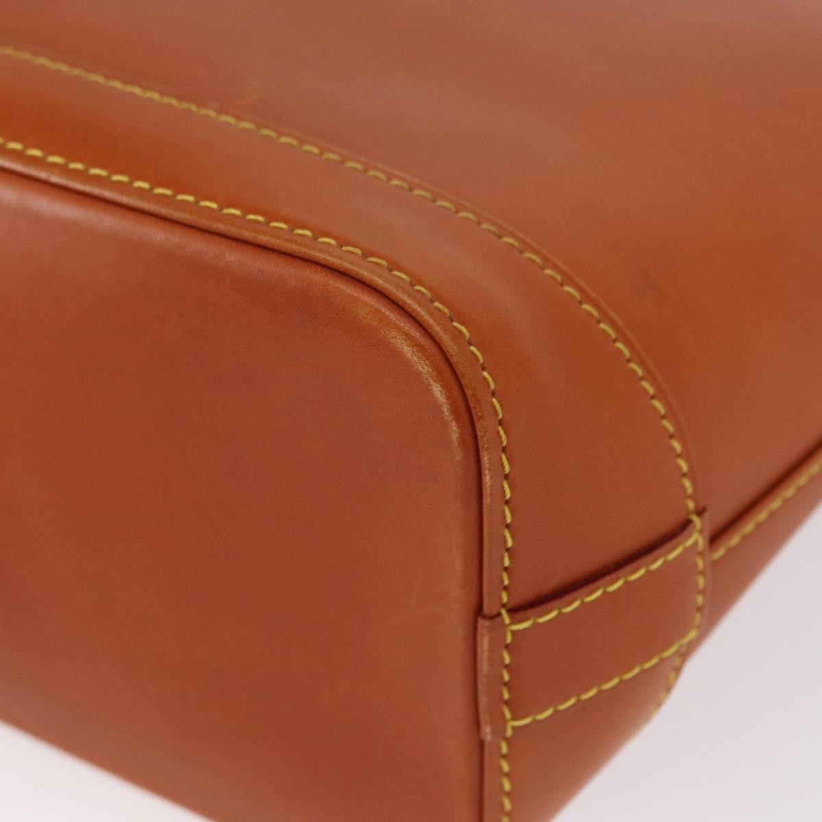 Louis Vuitton Lockit Handbag Nomade Leather Brown Leather Handbag
