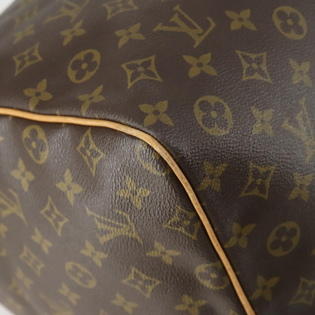 Louis Vuitton Keepall Bag Monogram Canvas Brown Canvas Travel Bag