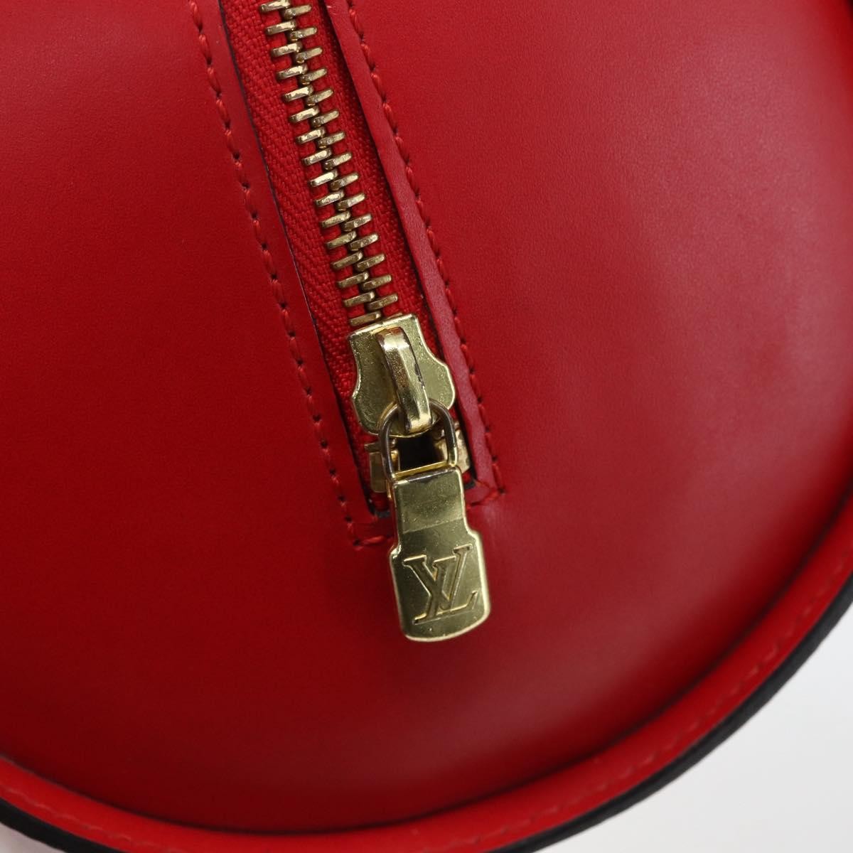 Louis Vuitton Soufflot Handbag Epi Leather Red Leather Shoulder Bag