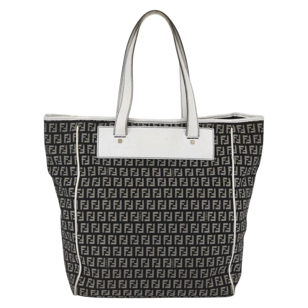 Fendi Zucca Tote Bag Canvas Black Canvas Tote Bag Bag