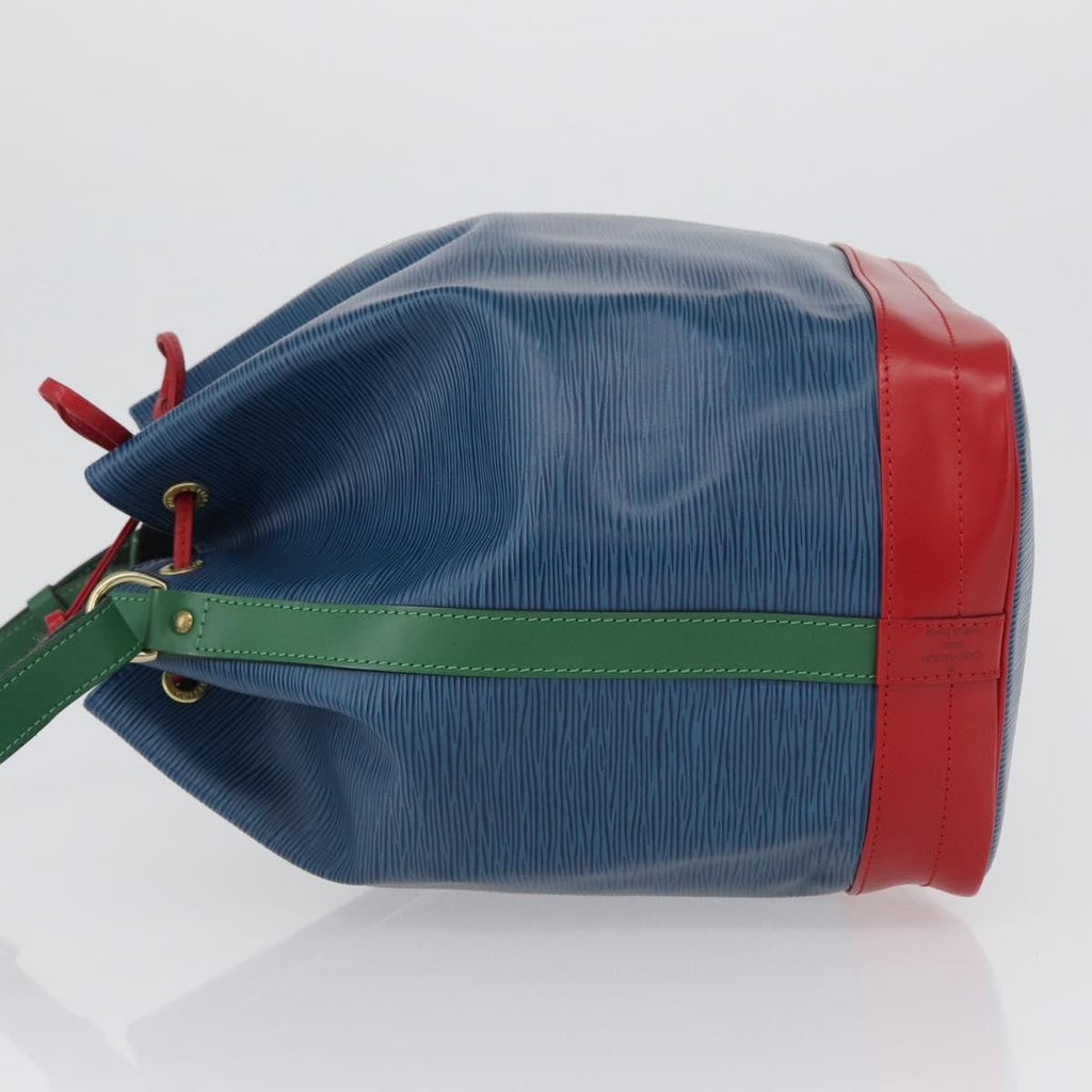 Louis Vuitton Tricolor Noe Handbag Epi Leather Blue Leather Shoulder Bag