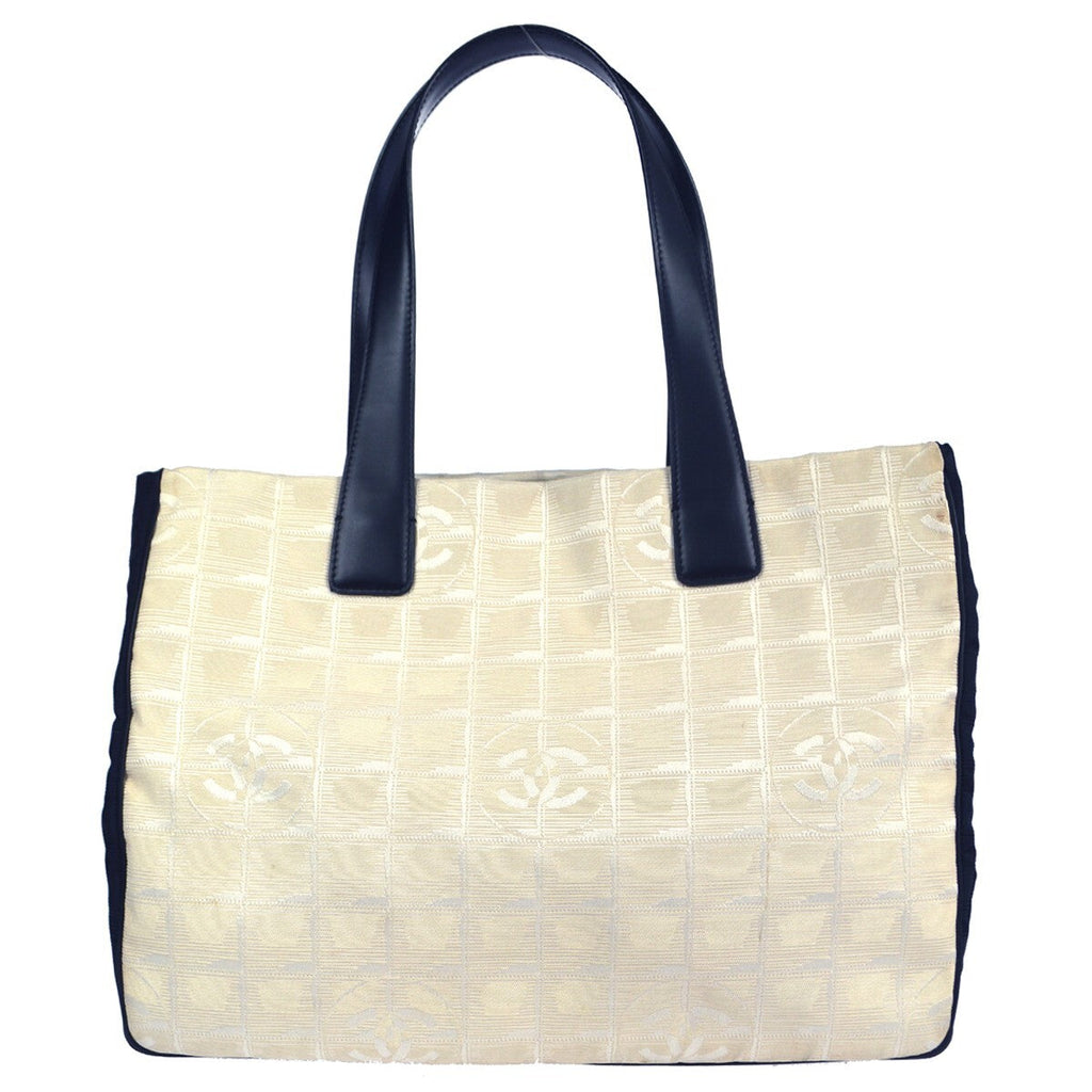 Chanel Travel Line Tote Nylon White Nylon Tote Bag Bag
