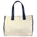 Chanel Travel Line Tote Nylon White Nylon Tote Bag Bag