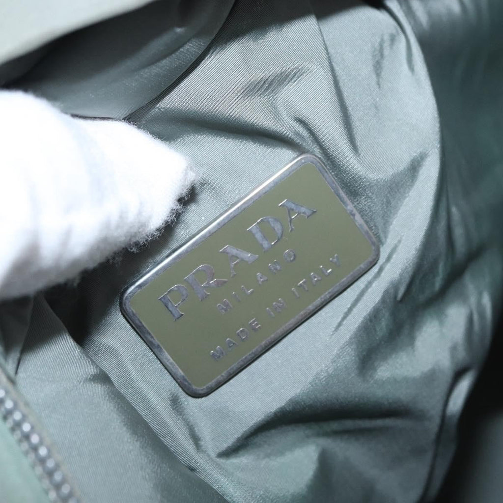Prada Vintage Shoulder Bag Tessuto Green Nylon Shoulder Bag Bag