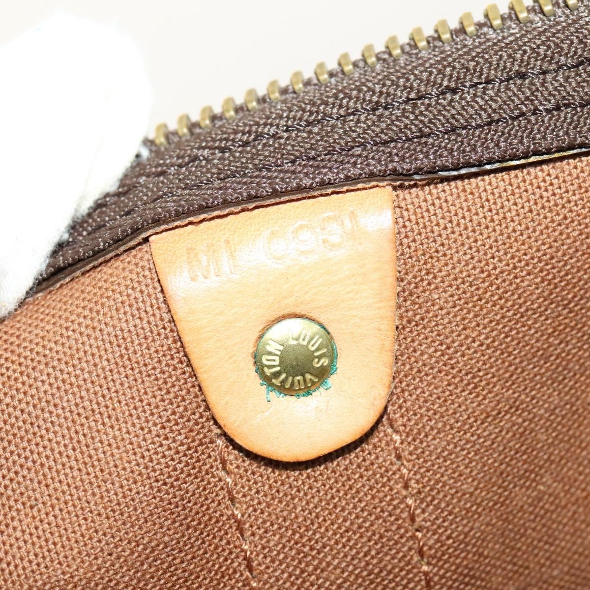 Louis Vuitton Keepall Bag Monogram Canvas Brown Canvas Travel Bag