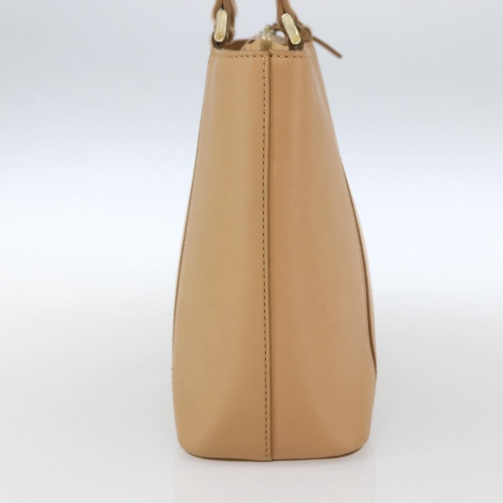 Burberry Vintage Handbag Leather Beige Leather Handbag