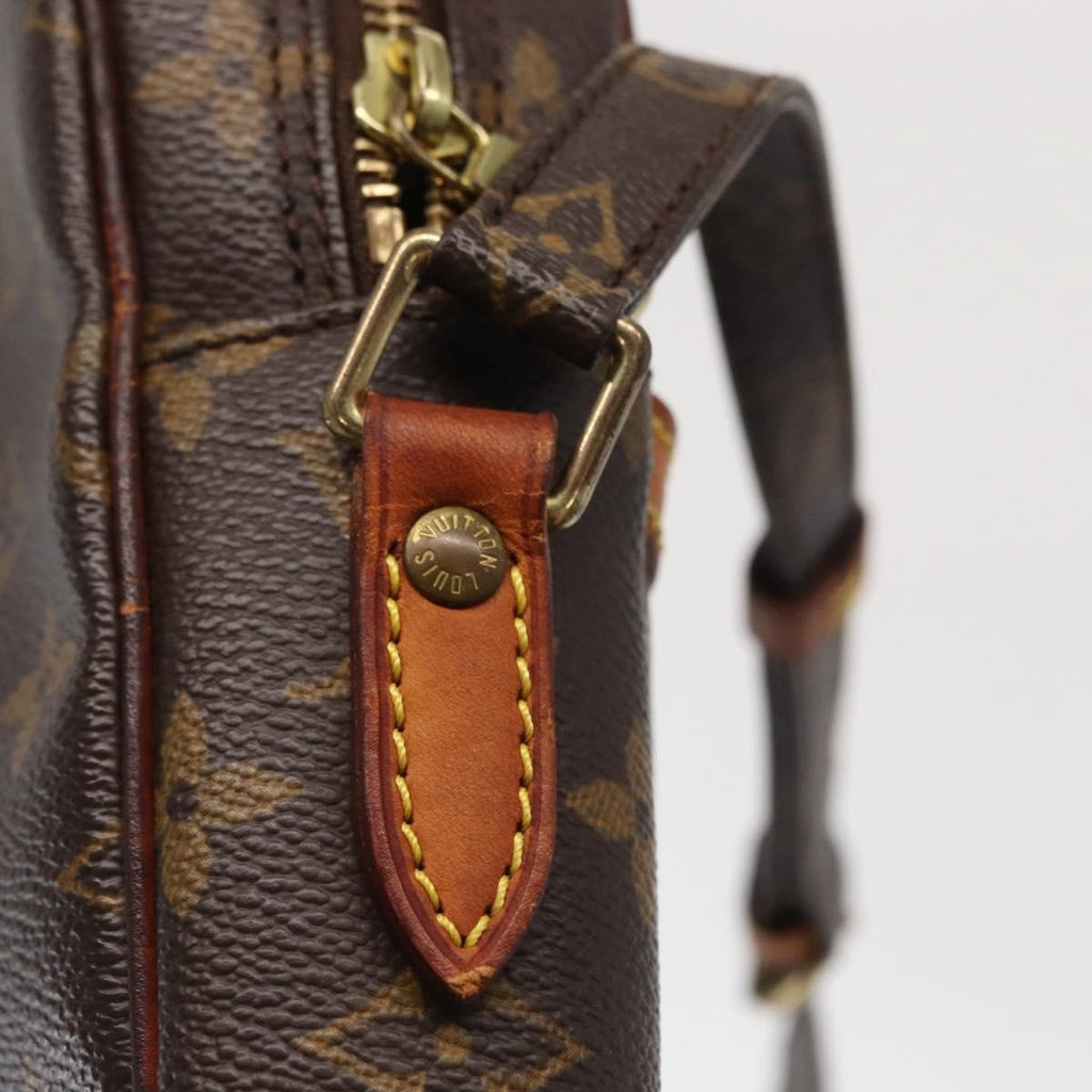 Louis Vuitton Danube Handbag Monogram Canvas Brown Canvas Shoulder Bag