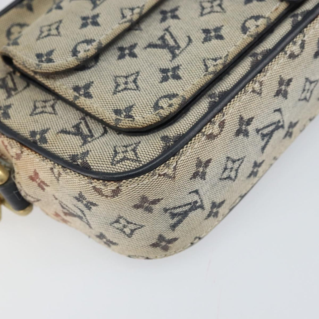 Louis Vuitton Juliette Crossbody Bag Mini Lin Blue Canvas Shoulder Bag