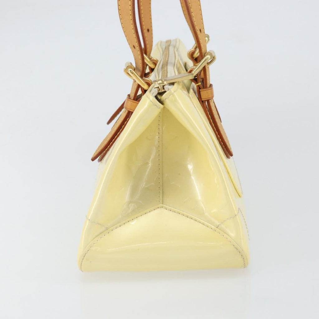Louis Vuitton Rosewood Avenue Handbag Monogram Vernis Beige Patent_Leather Handbag