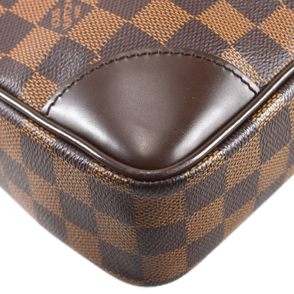 Louis Vuitton Porte-Documents Voyage Briefcase Damier Brown Canvas Briefcase Bag