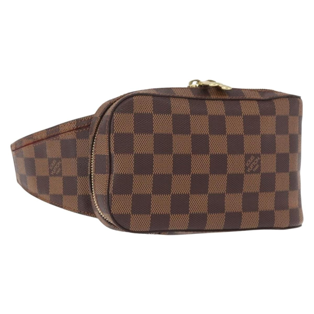 Louis Vuitton Geronimos Waist Bag Damier Brown Canvas Shoulder Bag