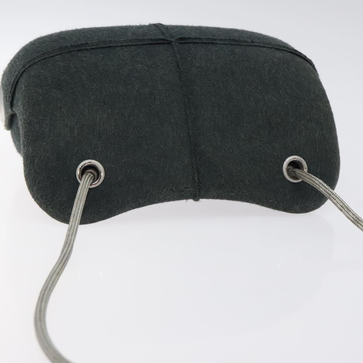 Chanel Millennium Shoulder Bag Felt Gray Synthetic Shoulder Bag Bag