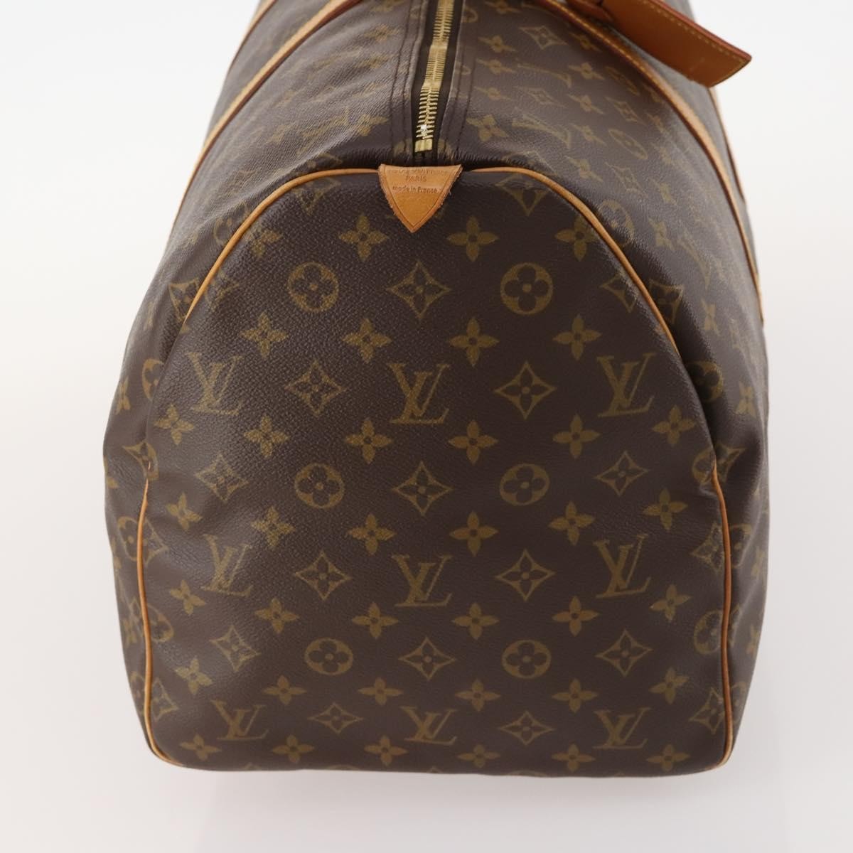 Louis Vuitton Keepall Bag Monogram Canvas Brown Canvas Travel Bag