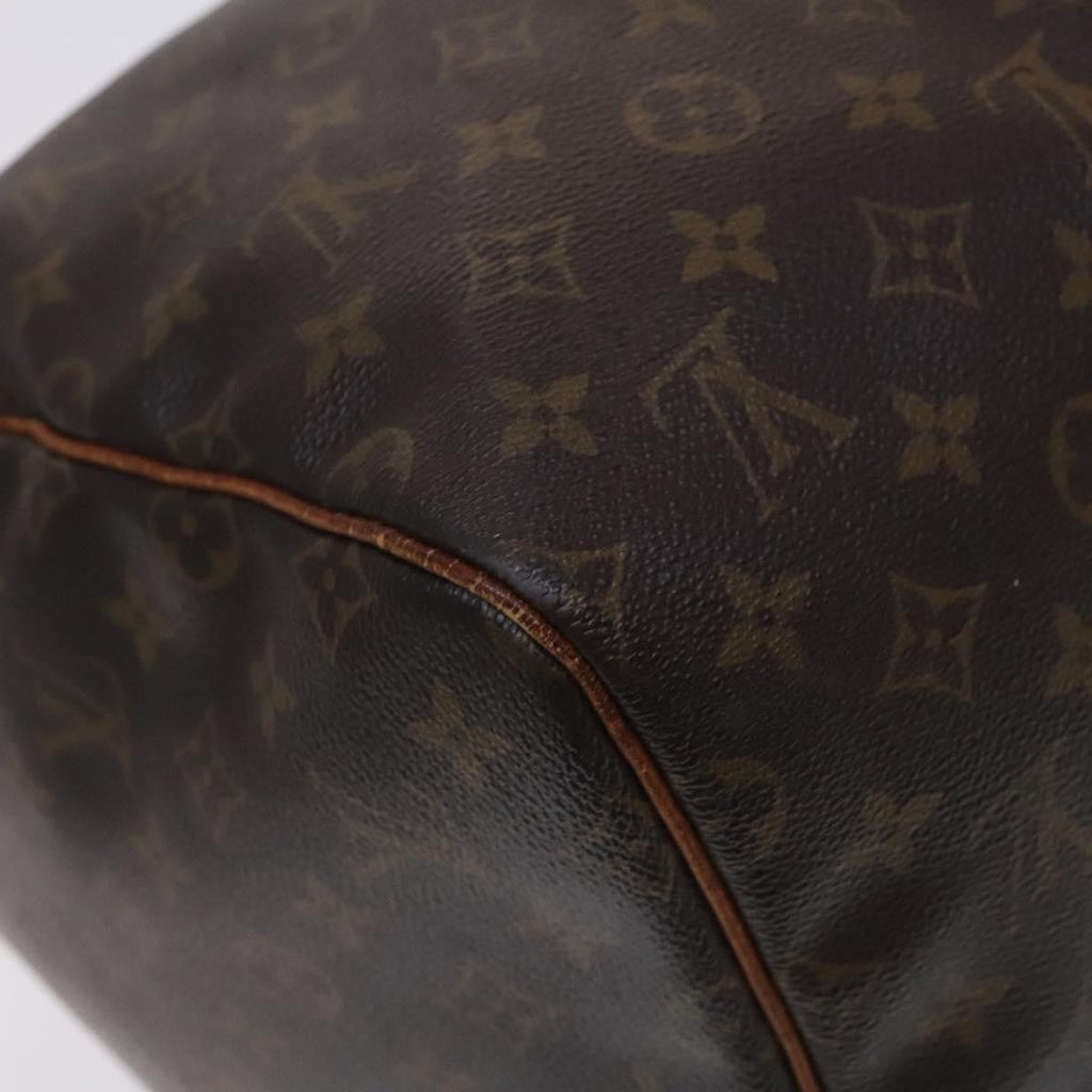 Louis Vuitton Keepall Bag Monogram Canvas Brown Canvas Travel Bag
