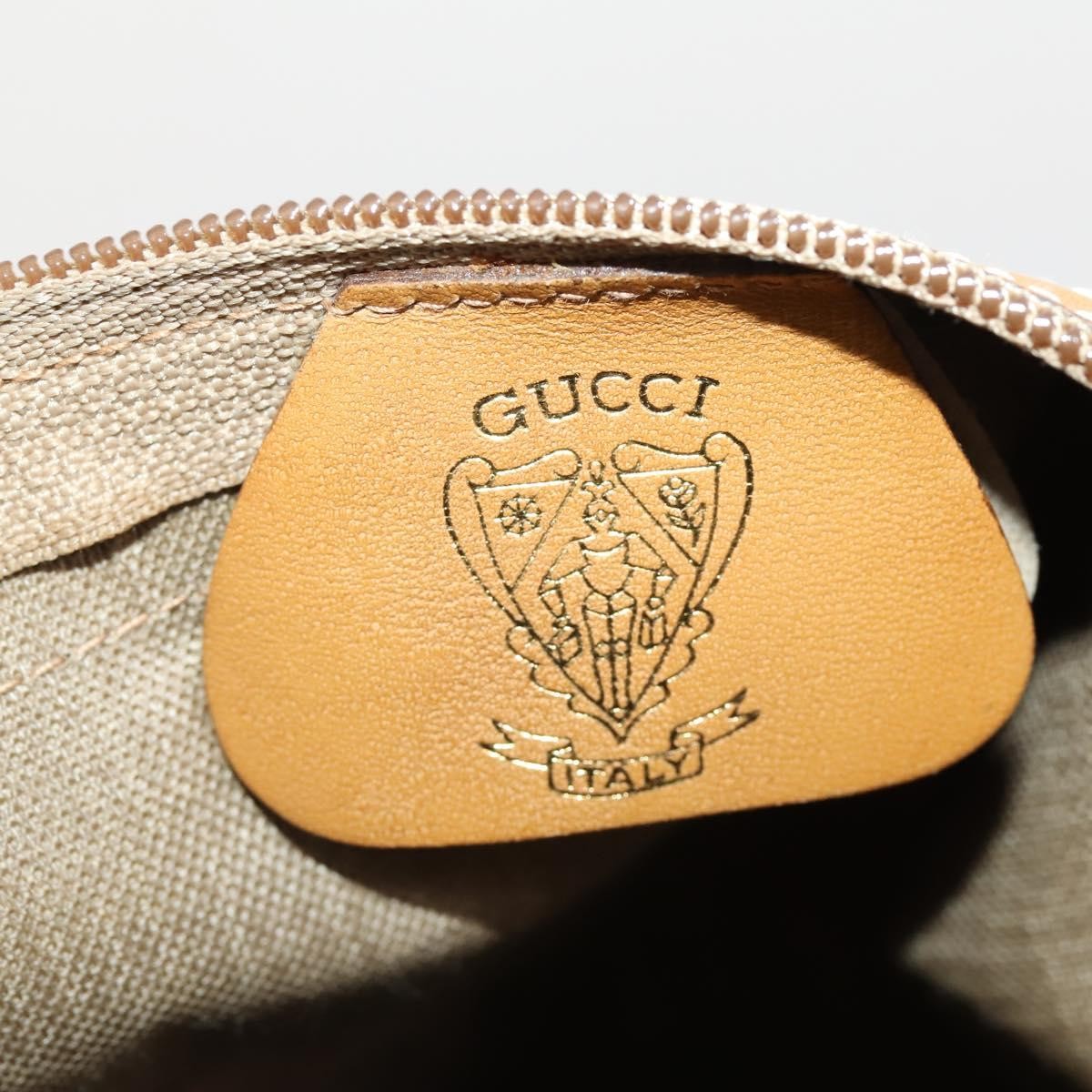 Gucci Web Trim Weekend Duffle Bag Gg Coated Canvas Beige Canvas Travel Bag Bag (Pre-Owned)