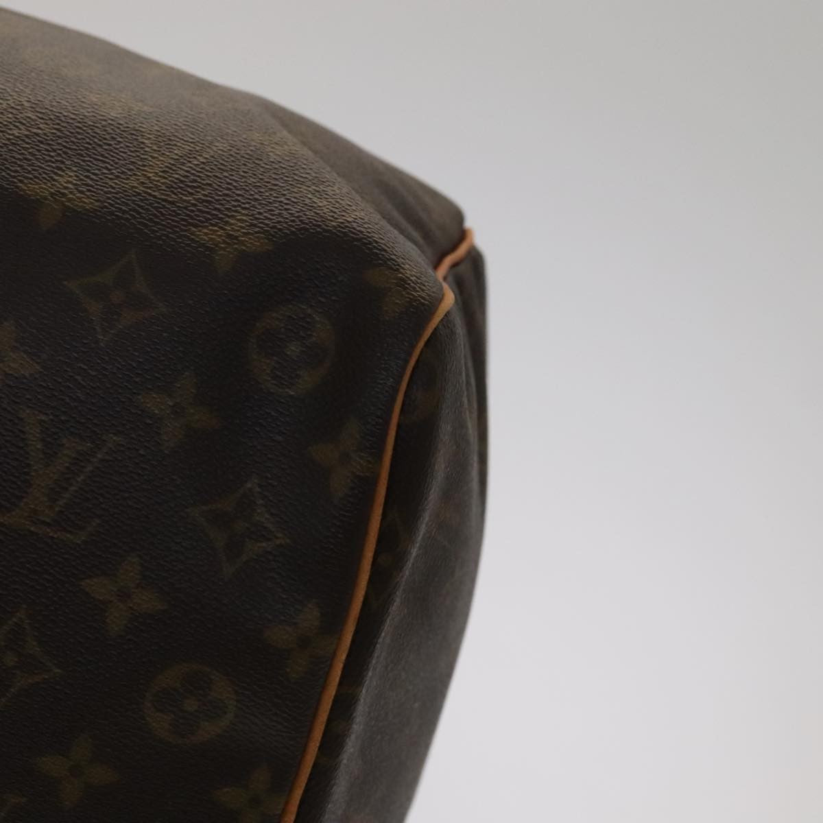 Louis Vuitton Keepall Bag Monogram Canvas Brown Canvas Travel Bag