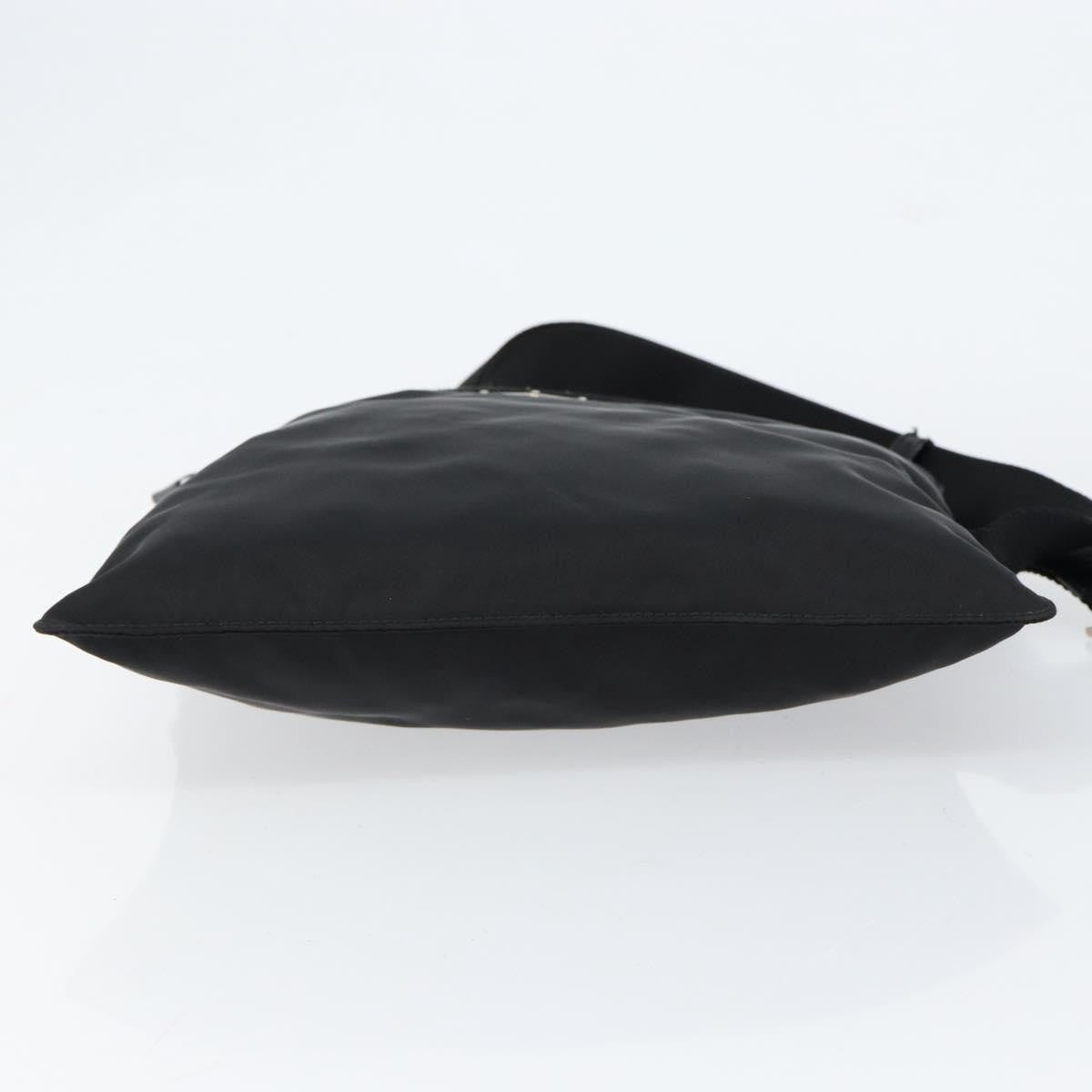 Prada Front Pocket Messenger Bag Tessuto Black Nylon Shoulder Bag Bag
