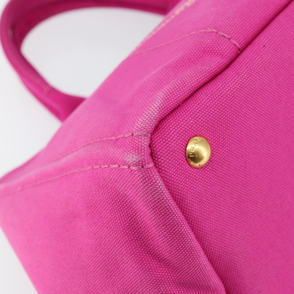 Prada Canapa Tote Canvas Pink Canvas Tote Bag Bag