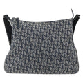 Christian Dior Vintage Trotter Shoulder Bag Canvas Navy Canvas Shoulder Bag Bag (Pre-Owned)