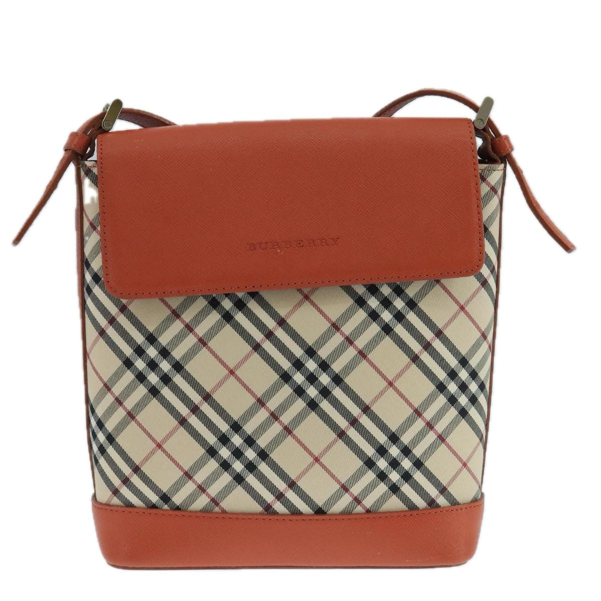 Burberry Nova Check Shoulder Bag Canvas And Leather Beige Canvas Shoulder Bag