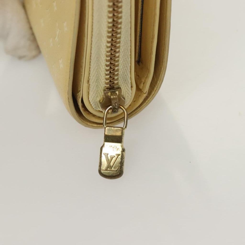 Louis Vuitton Lou Wallet Nanogram Leather Beige Leather Wallets Accessory
