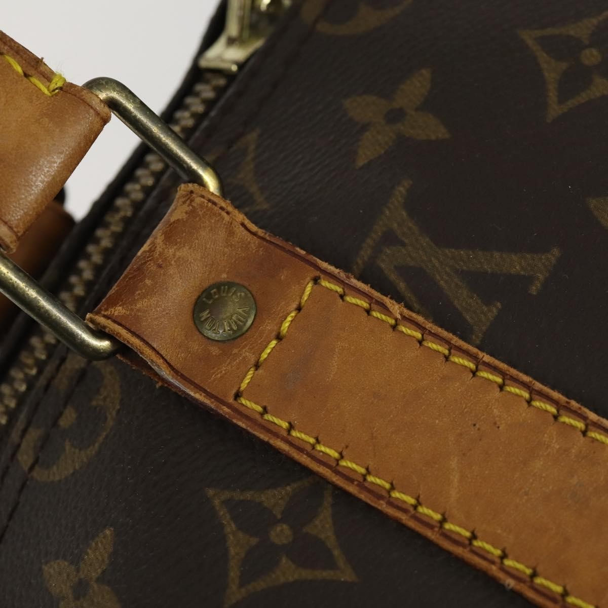 Louis Vuitton Keepall Bag Monogram Canvas Brown Canvas Travel Bag